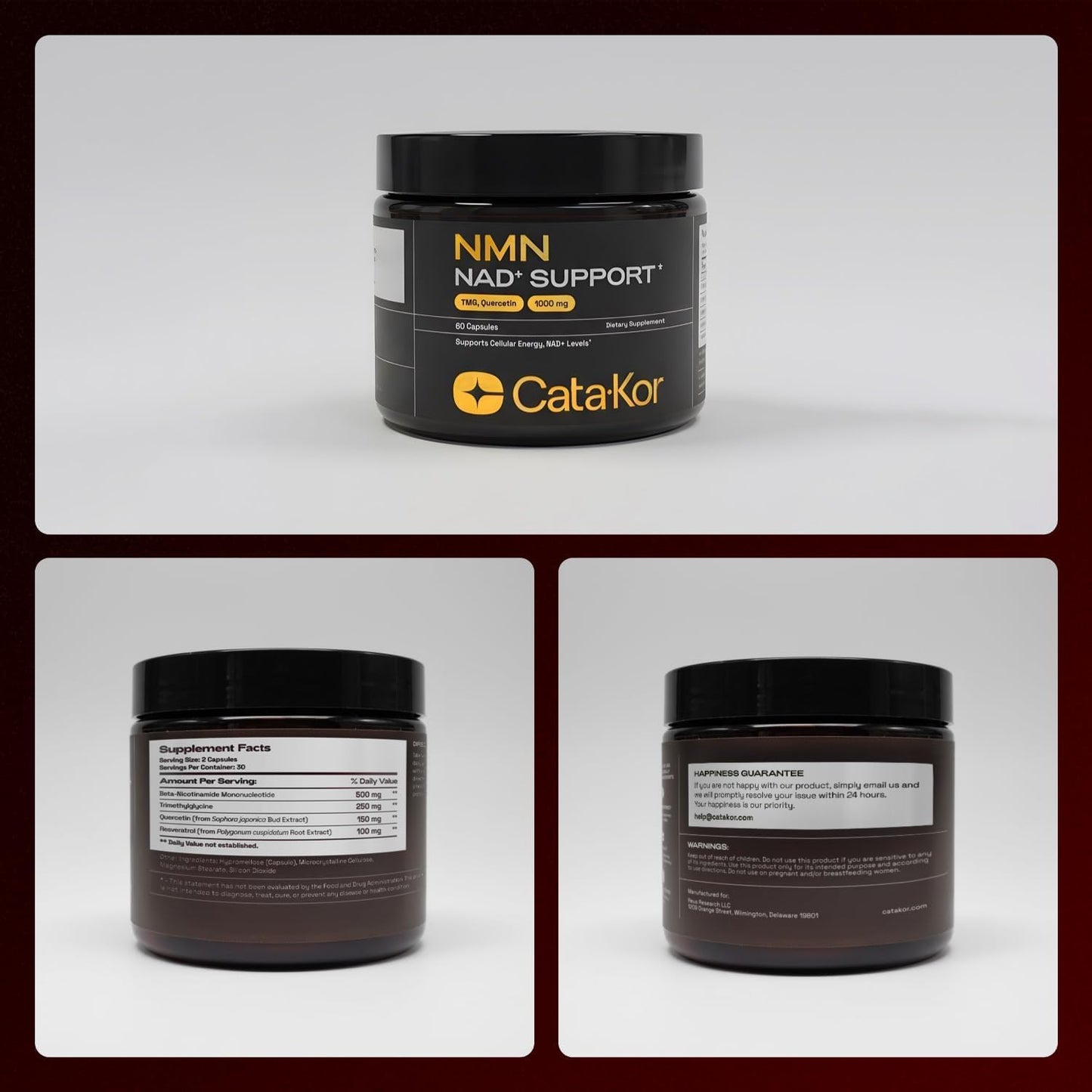 NMN Supplement – 4-In-1 NAD Supplement with Quercetin