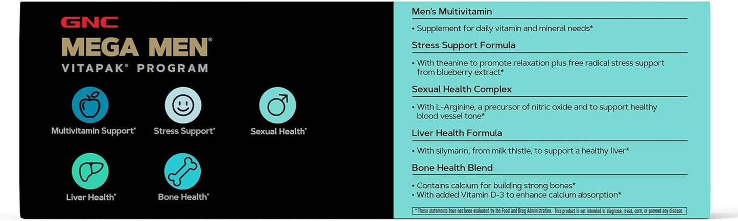 Men’s 30+ Daily Vitapak – 5-in-1 Multivitamins