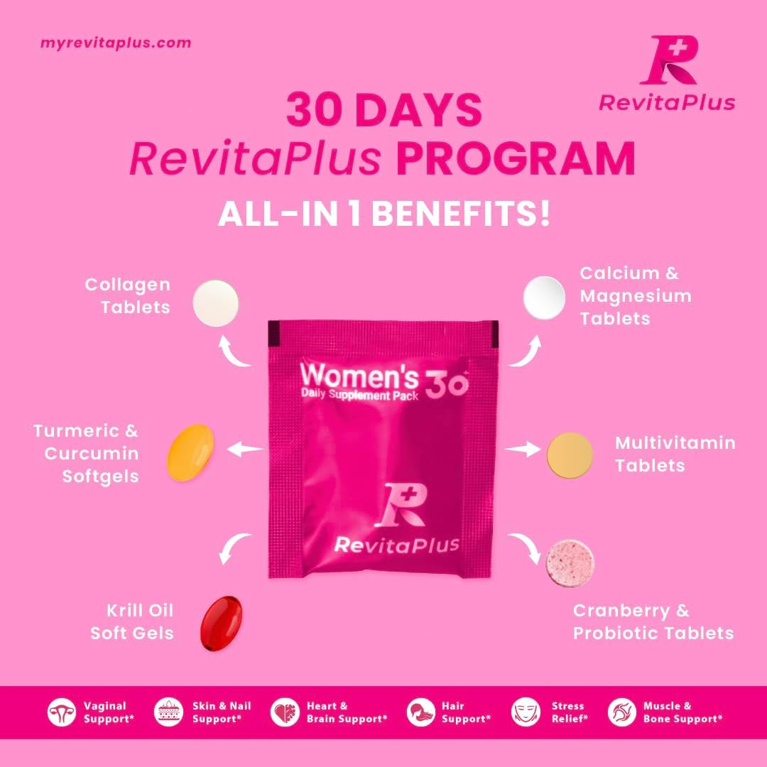 Women’s Multivitamin – 30 Packs for Energy & Wellness