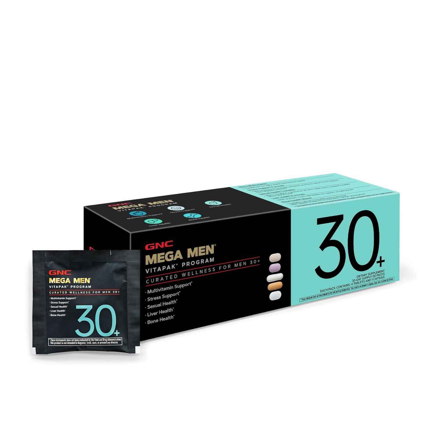 Men’s 30+ Daily Vitapak – 5-in-1 Multivitamins